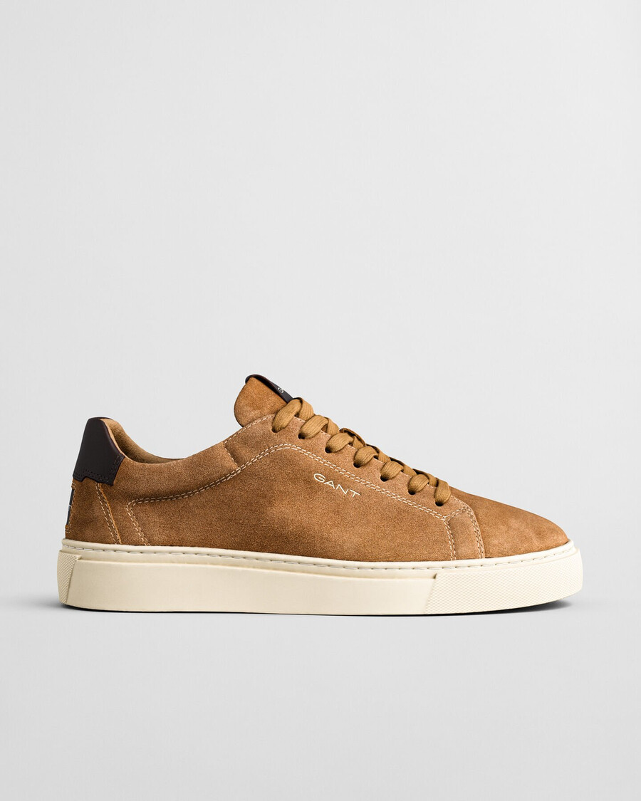 mcjulien wildleder-sneaker – geröstete walnuss