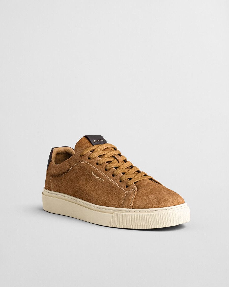 mcjulien wildleder-sneaker – geröstete walnuss