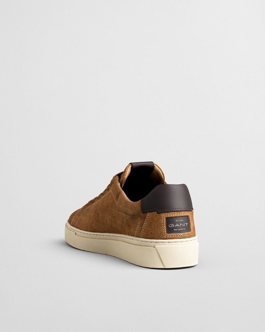 mcjulien wildleder-sneaker – geröstete walnuss