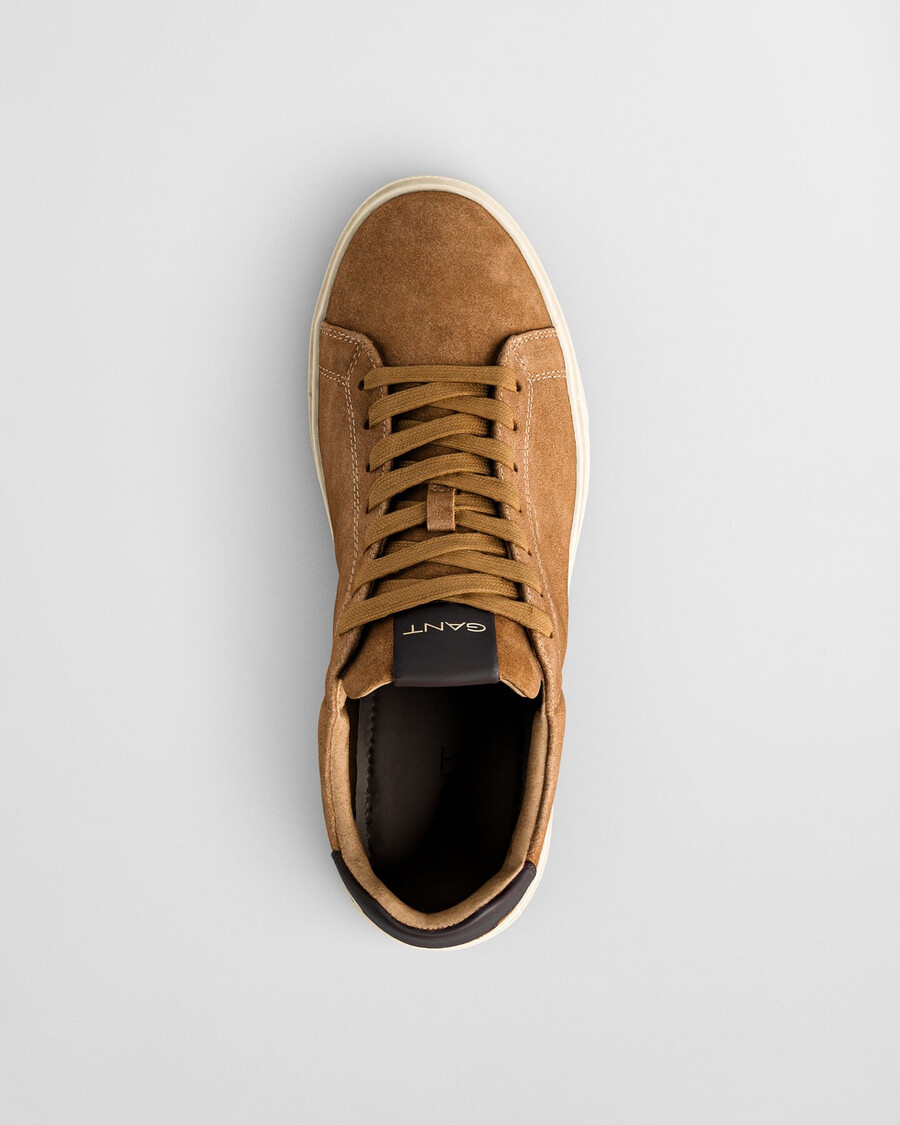 mcjulien wildleder-sneaker – geröstete walnuss