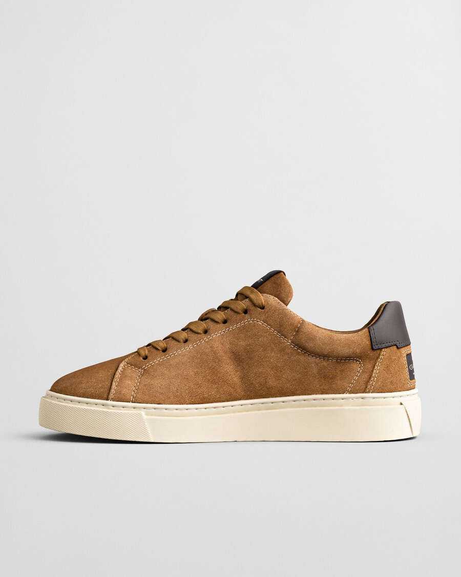 mcjulien wildleder-sneaker – geröstete walnuss