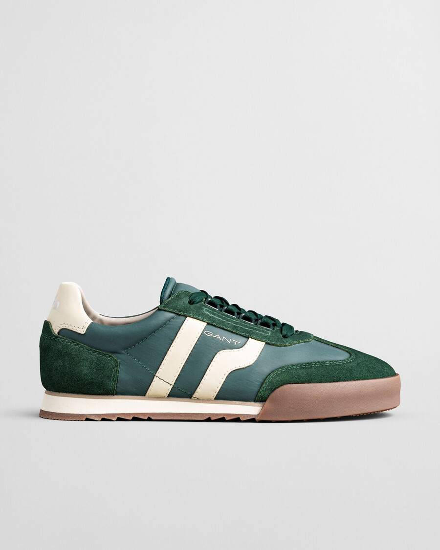 baylle wildleder-sneaker – tannengrün