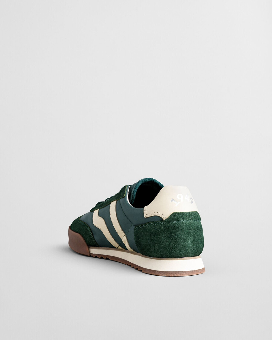 baylle wildleder-sneaker – tannengrün