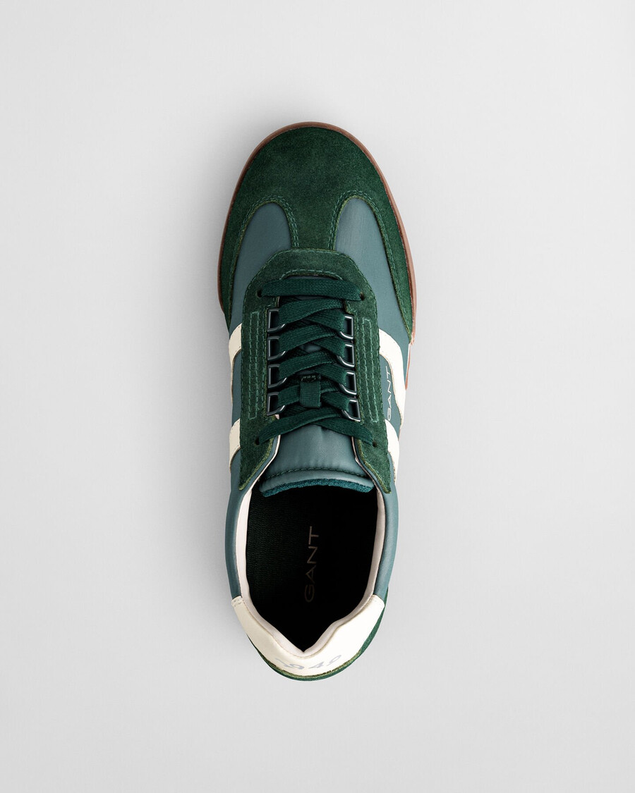 baylle wildleder-sneaker – tannengrün