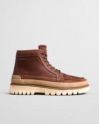 nebrada mid lederstiefel - cognac
