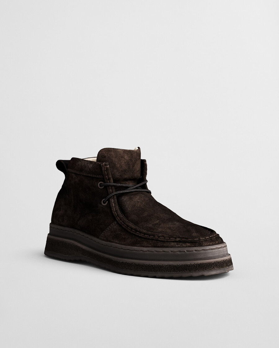 blistown wildlederstiefel - dunkelbraun