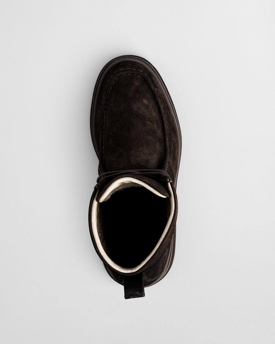 blistown wildlederstiefel - dunkelbraun
