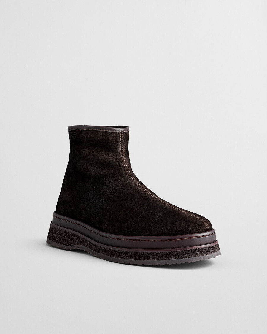 blistown wildlederstiefel - dunkelbraun