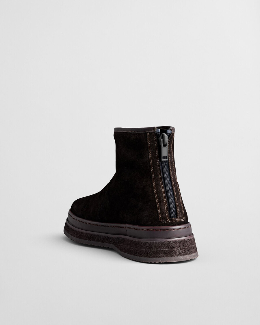 blistown wildlederstiefel - dunkelbraun