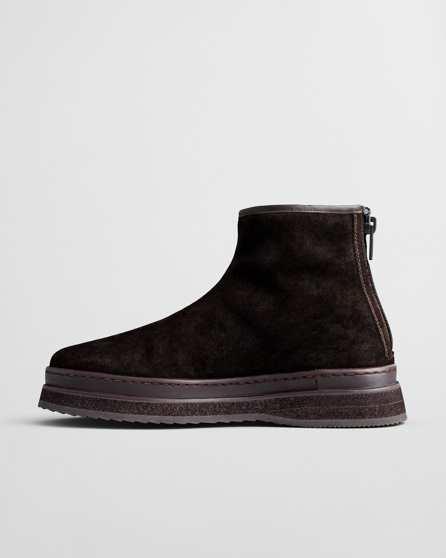 blistown wildlederstiefel - dunkelbraun