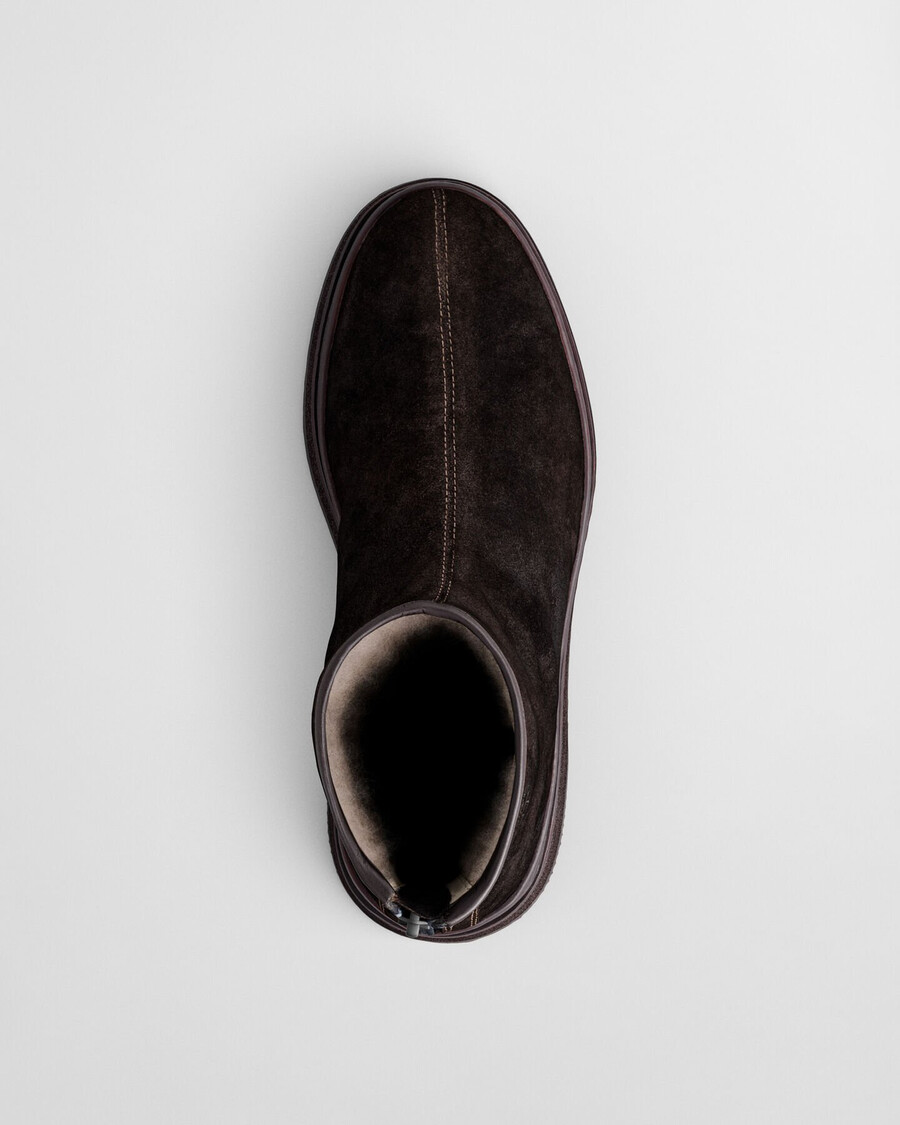 blistown wildlederstiefel - dunkelbraun