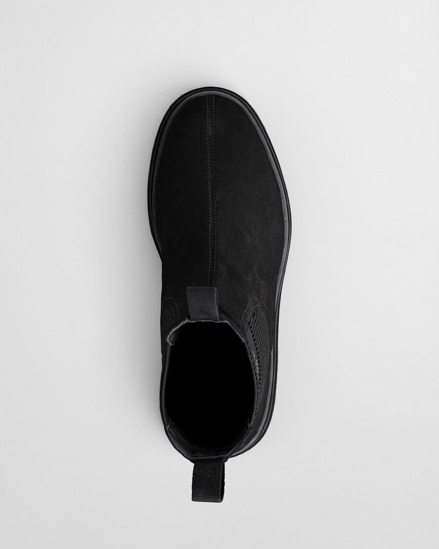 blitown chelsea boots aus wildleder – schwarz