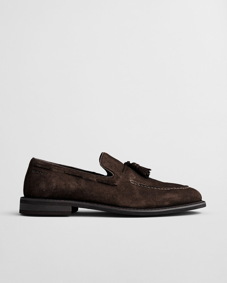 lozham wildleder-loafer – dunkelbraun