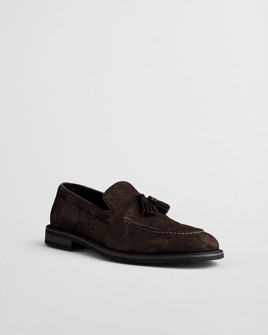 lozham wildleder-loafer – dunkelbraun