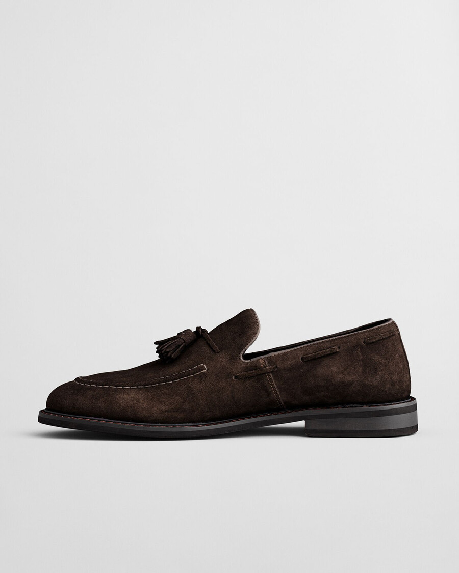 lozham wildleder-loafer – dunkelbraun