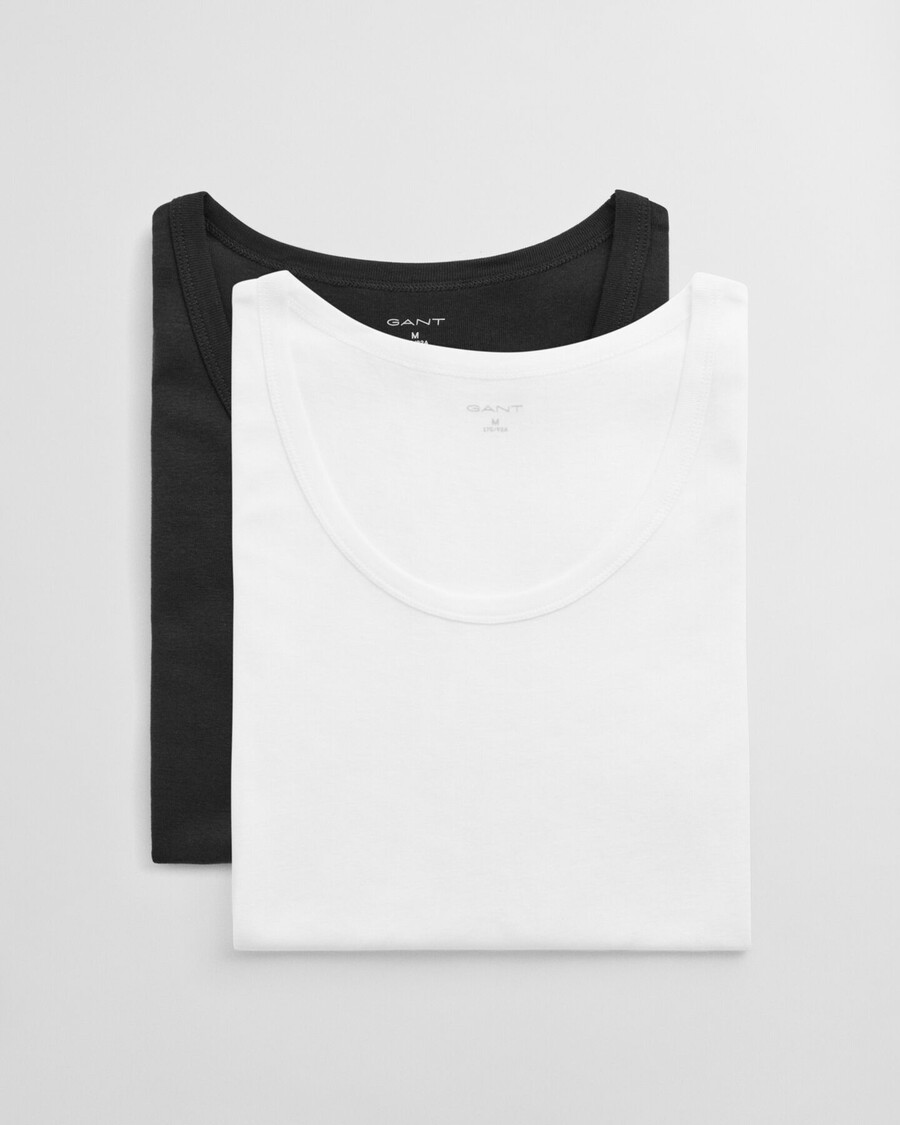 2er-pack tanktops – schwarzweiß