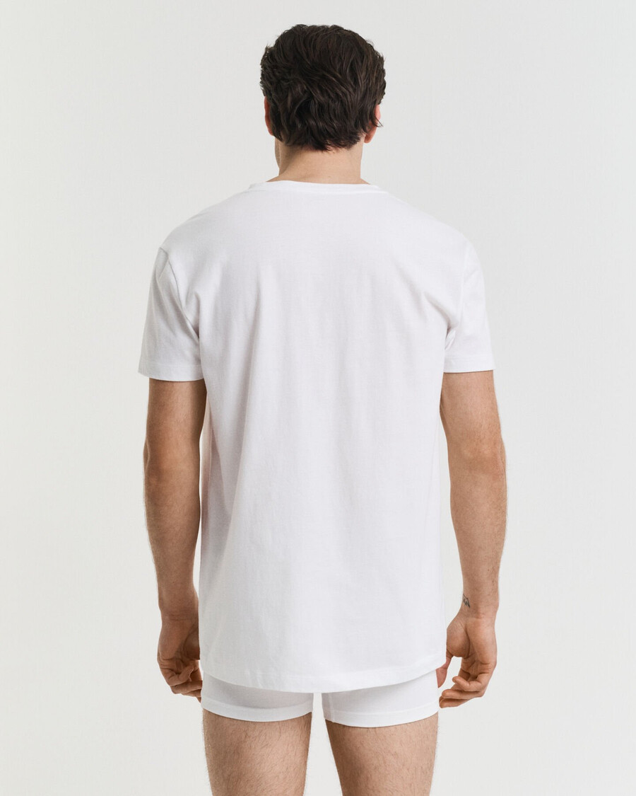 2er-pack v-ausschnitt-t-shirts – weiß