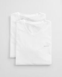 2er-pack v-ausschnitt-t-shirts – weiß