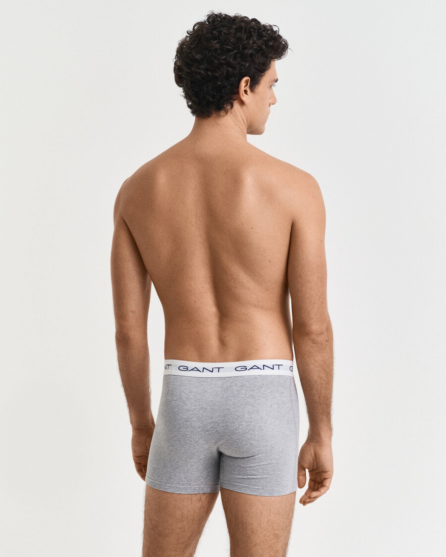 3er-pack boxershorts – hellgrau meliert