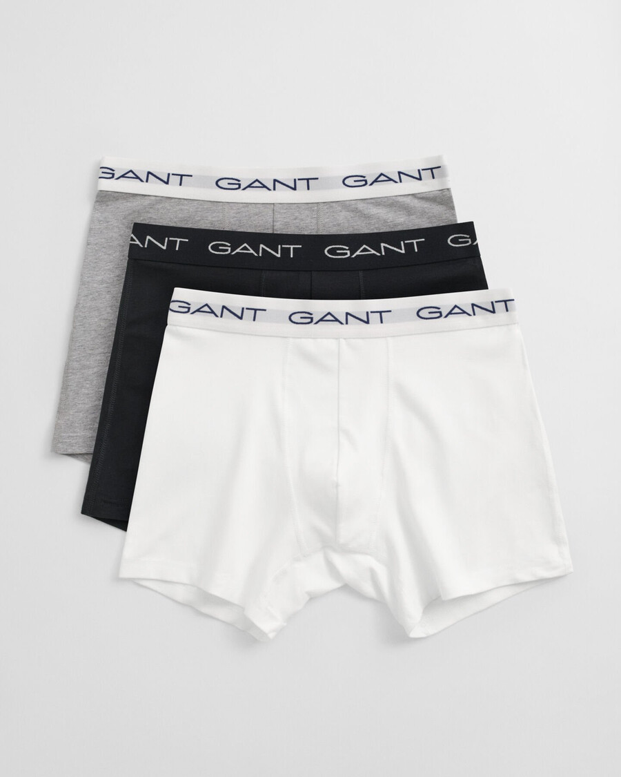 3er-pack boxershorts – hellgrau meliert