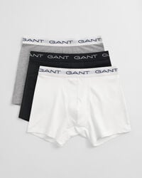 3er-pack boxershorts – hellgrau meliert