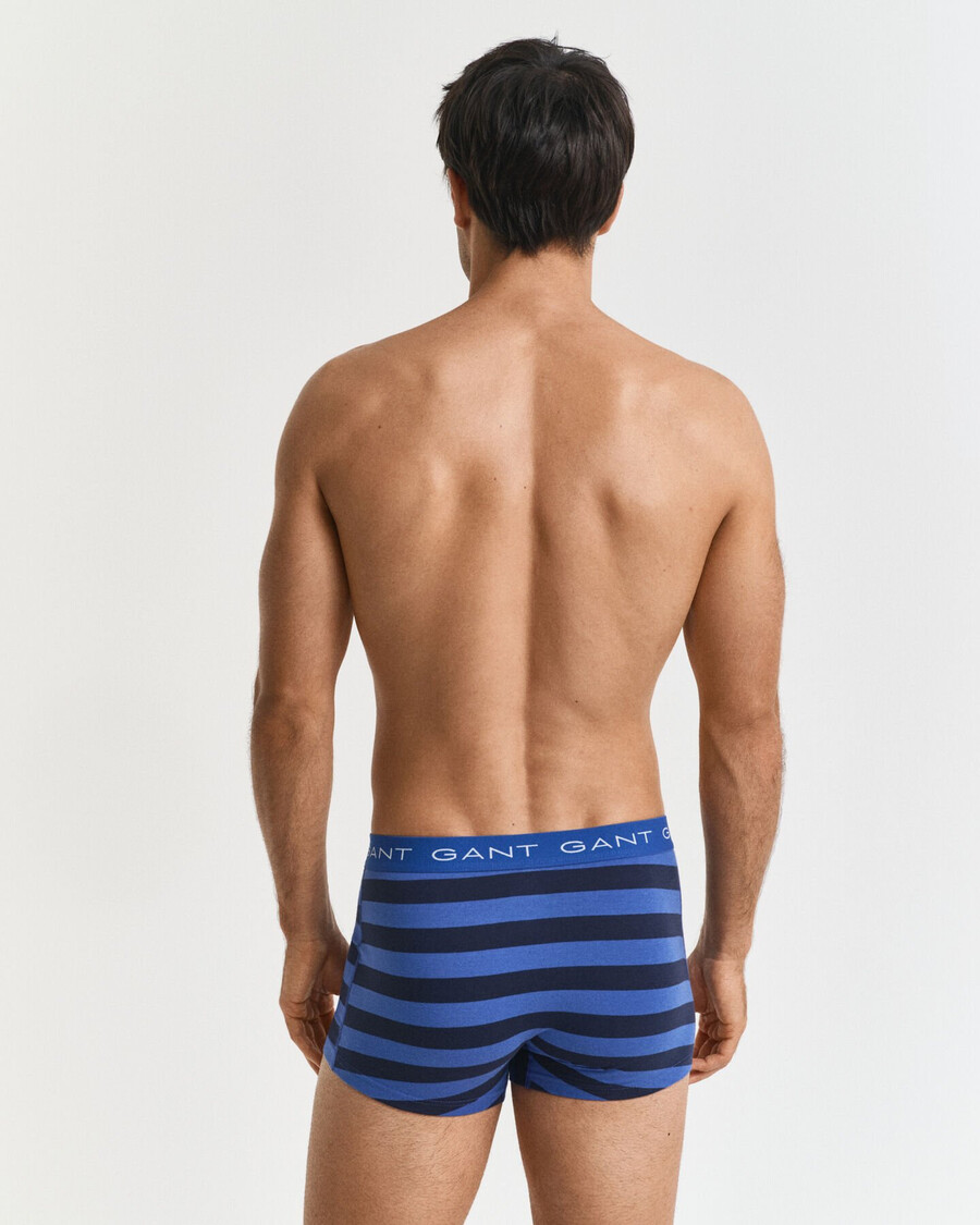 3er-pack gestreifte badehosen – sattes blau