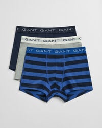 3er-pack gestreifte badehosen – sattes blau