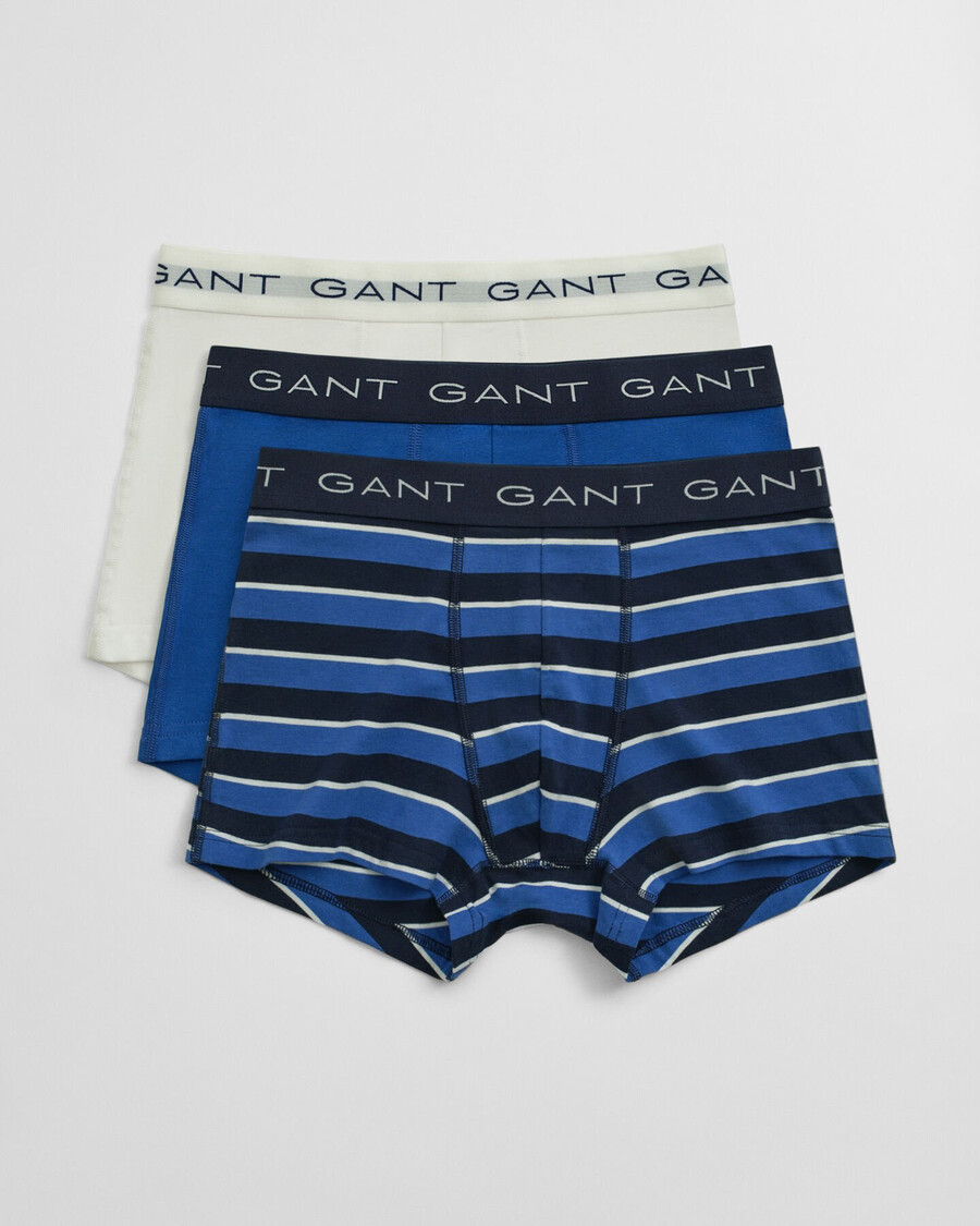 3er-pack mehrfarbig gestreifte badehosen – sattes blau