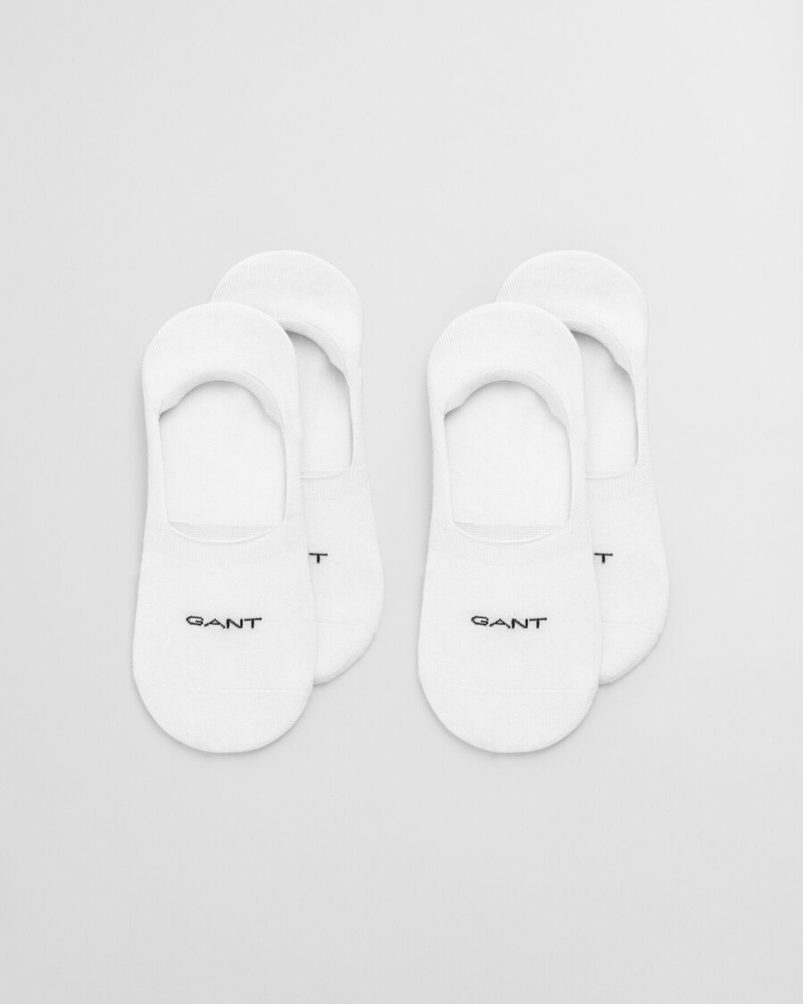 2er-pack unsichtbare socken – weiß