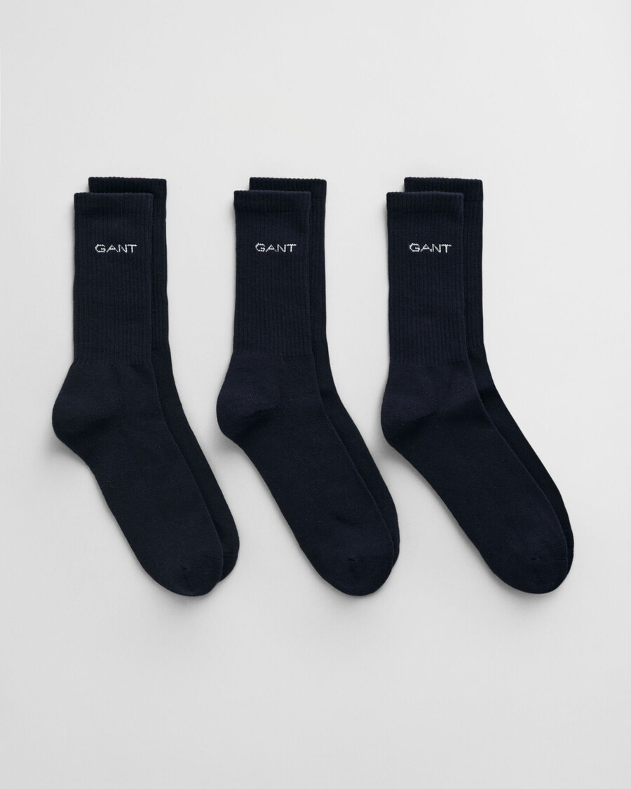 3er-pack sportsocken – marineblau