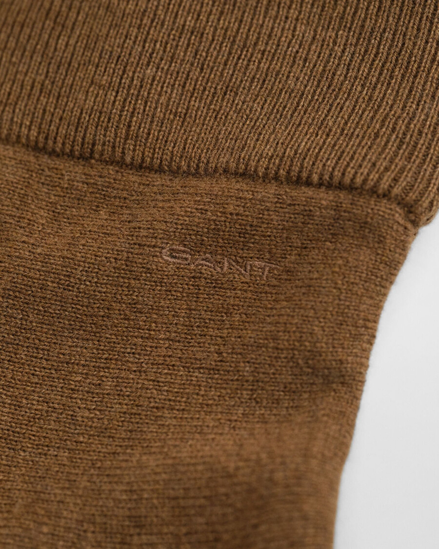 superfeiner lammwollrock – warmes khaki