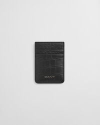 croco kartenetui - schwarz