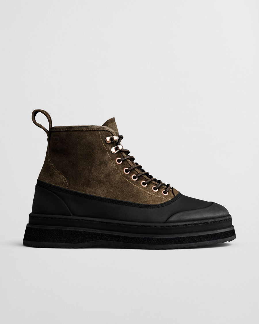 blistown wildleder-schnürstiefel - warmes khaki