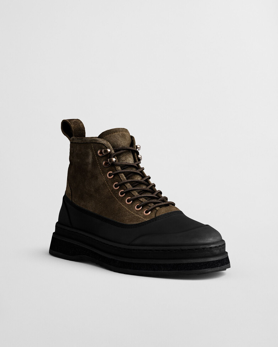 blistown wildleder-schnürstiefel - warmes khaki