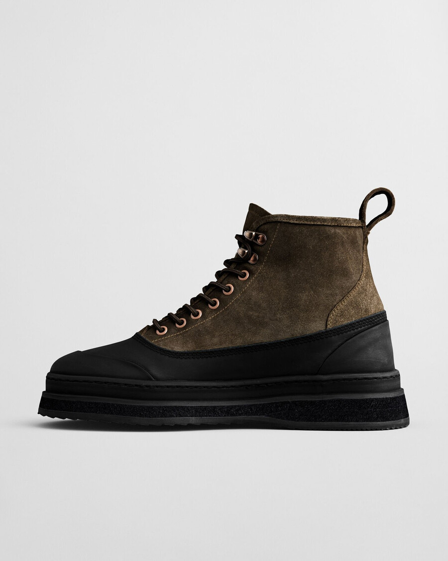 blistown wildleder-schnürstiefel - warmes khaki