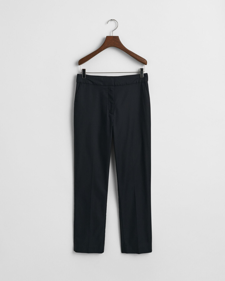 schmale zigarettenhose – ebenholzschwarz