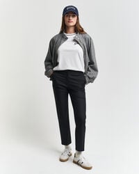 schmale zigarettenhose – ebenholzschwarz