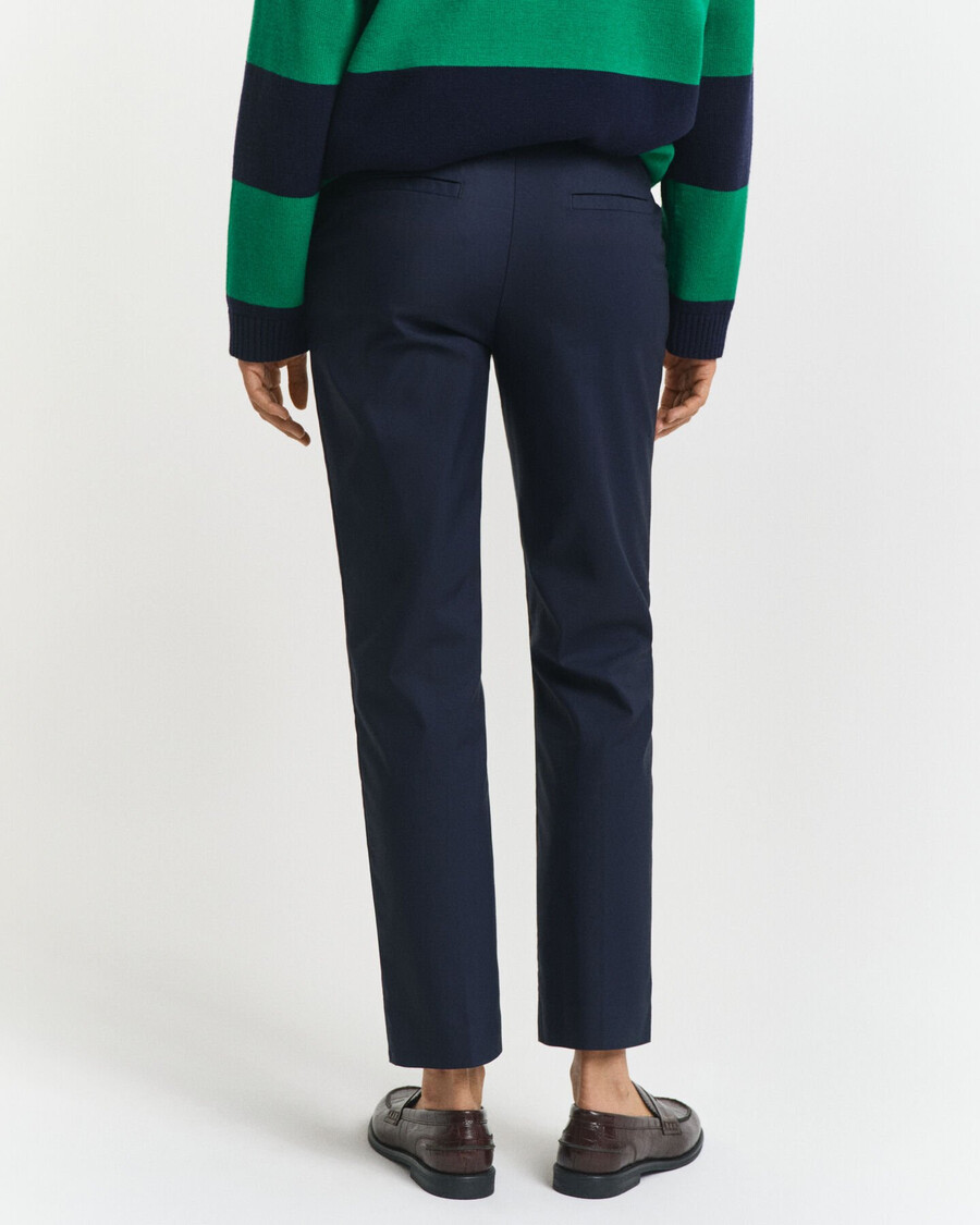schmale zigarettenhose – abendblau