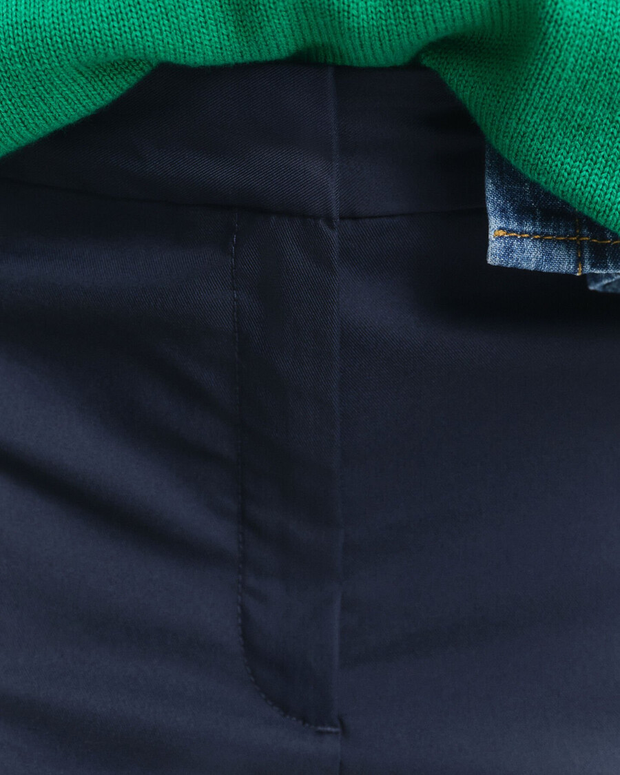 schmale zigarettenhose – abendblau
