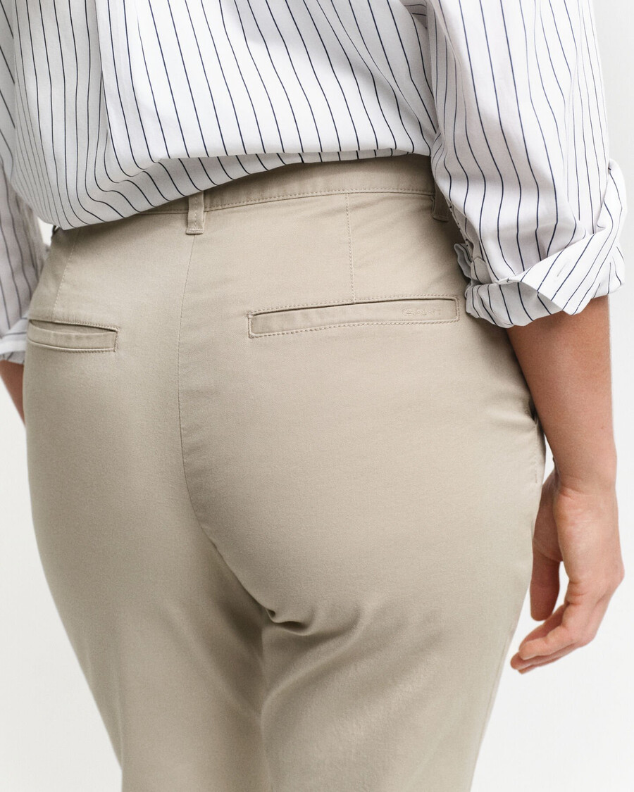 slim fit chinos - trockensand