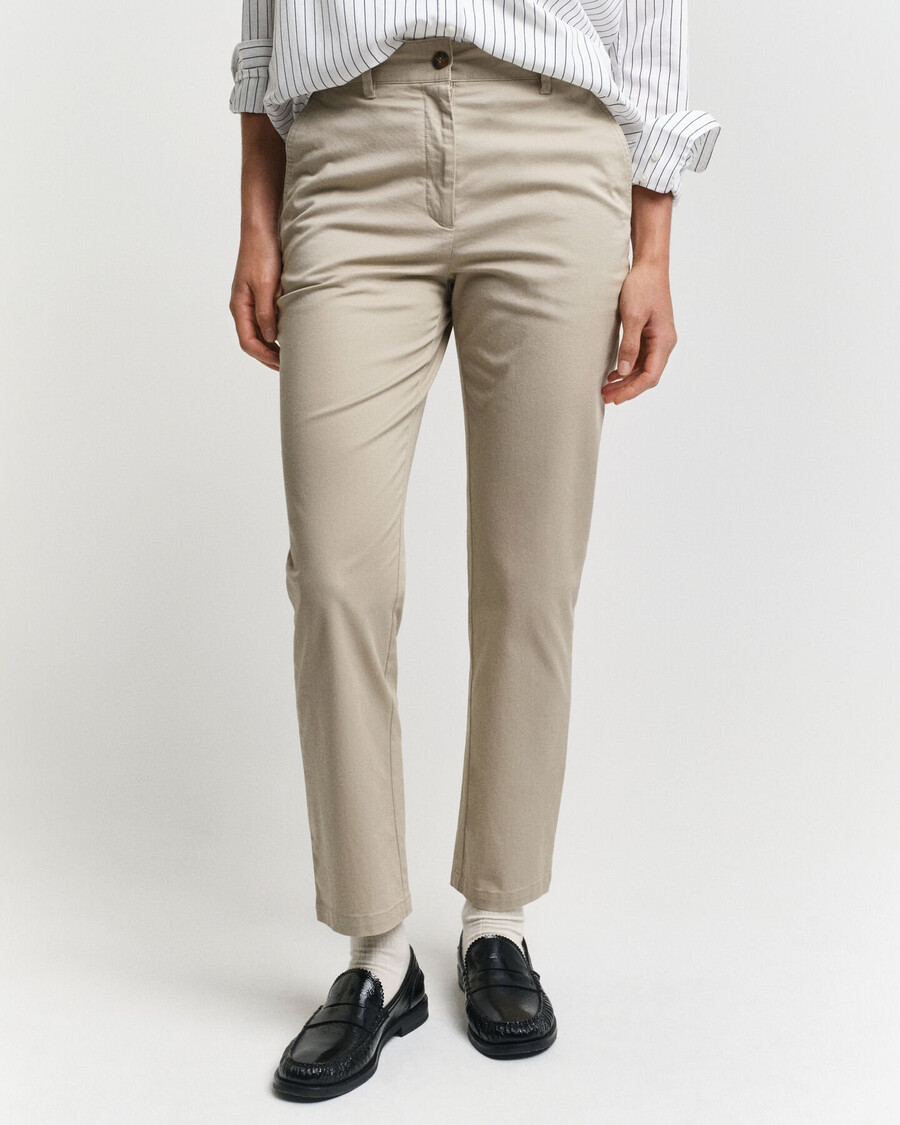 slim fit chinos - trockensand