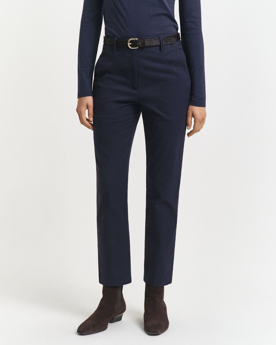 slim-fit-chinos – abendblau