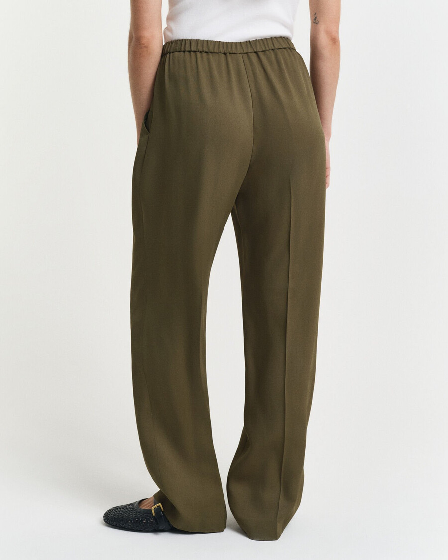fluid pants – moosgrün