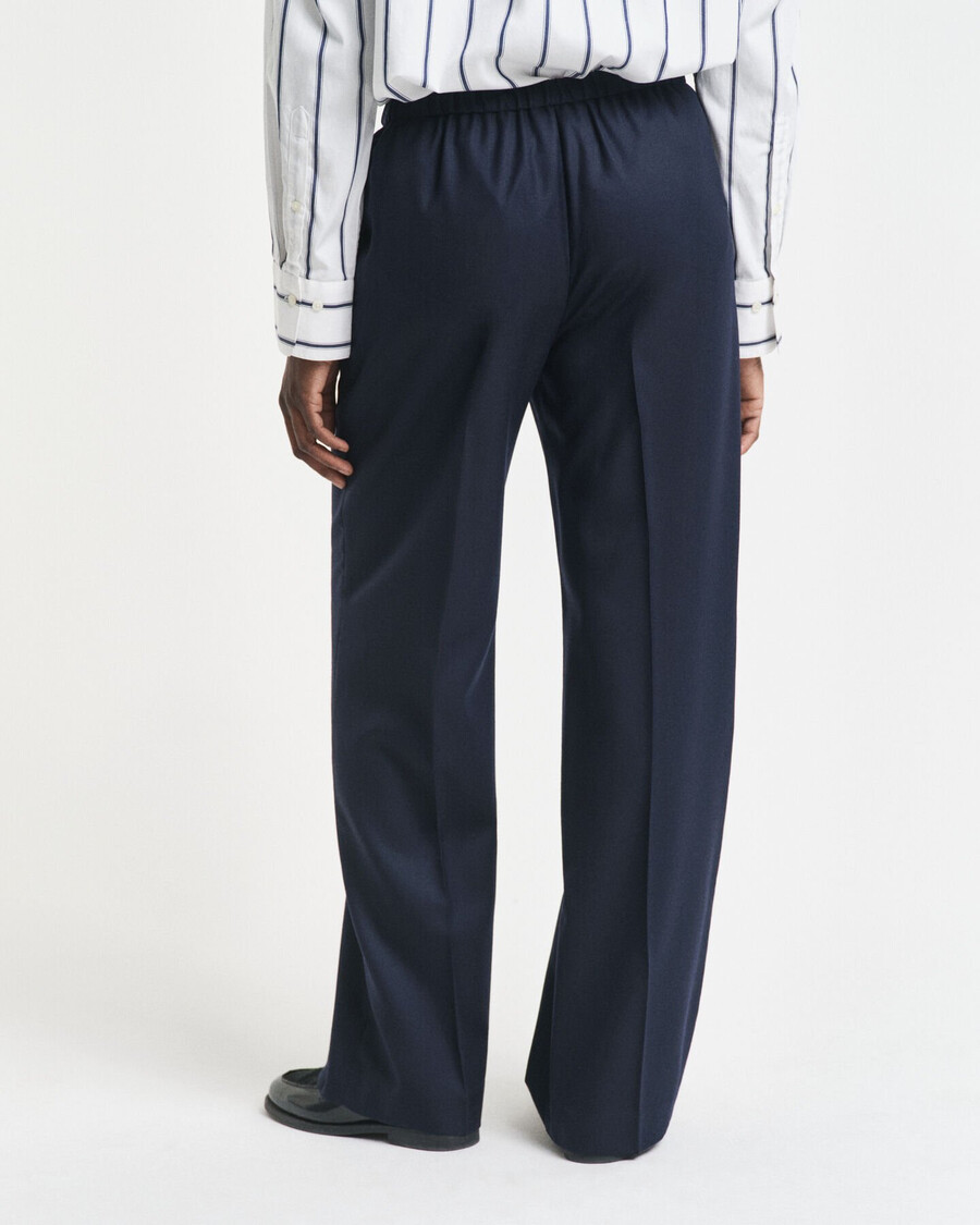 schlupfhose aus wollmischung – abendblau