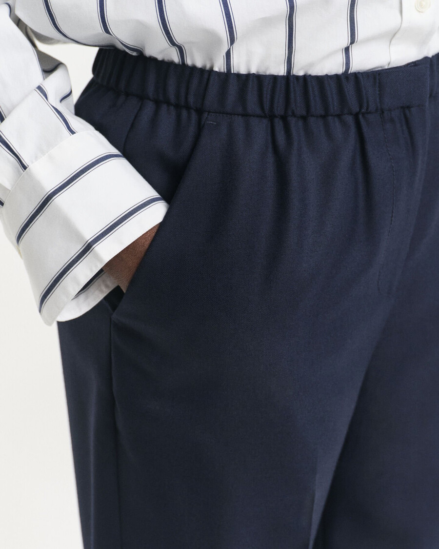 schlupfhose aus wollmischung – abendblau