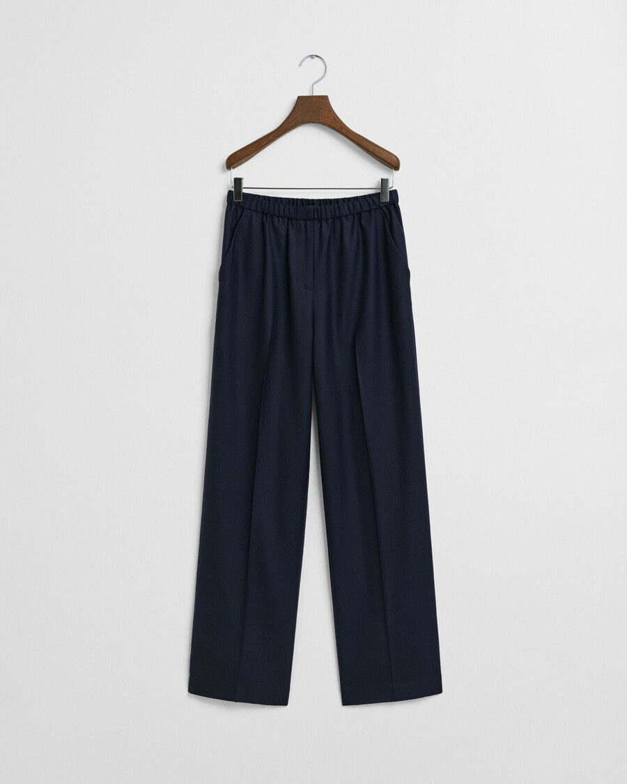 schlupfhose aus wollmischung – abendblau