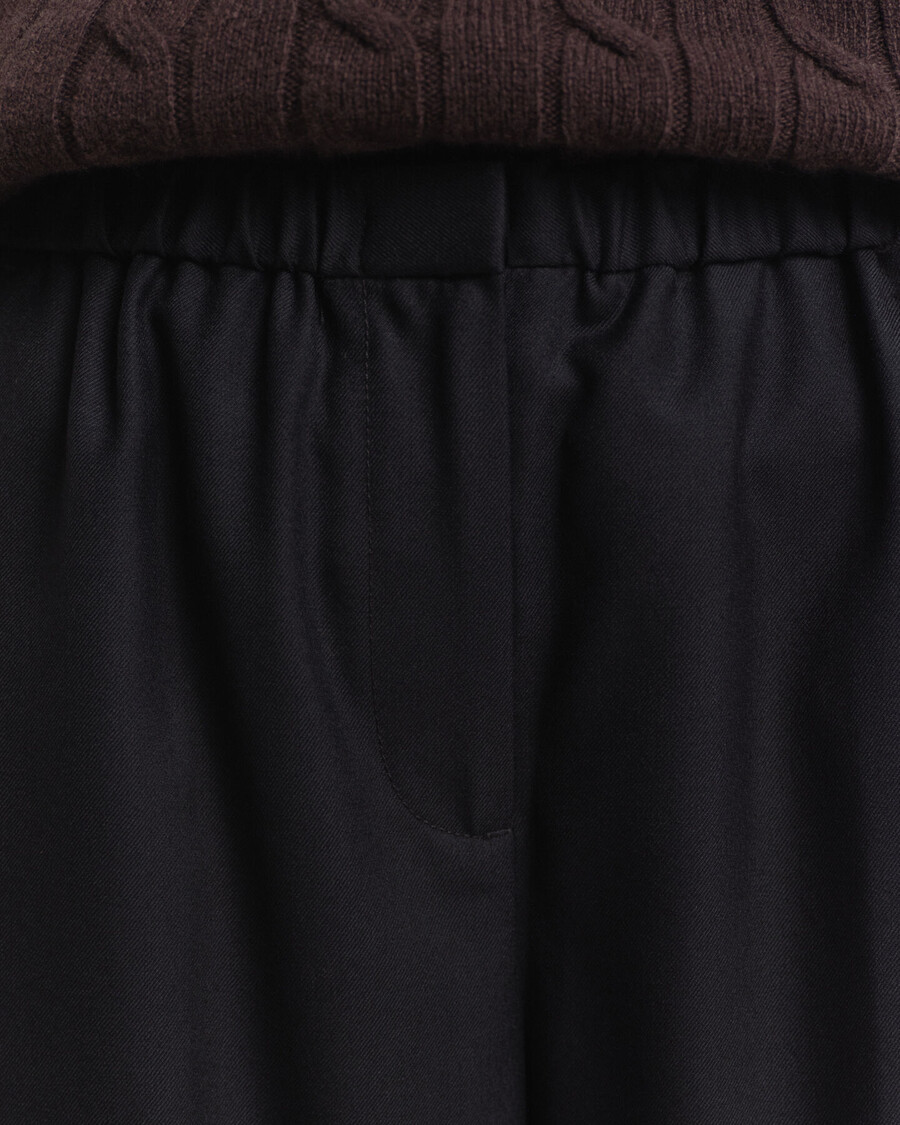 wollmisch-schlupfhose - schwarz