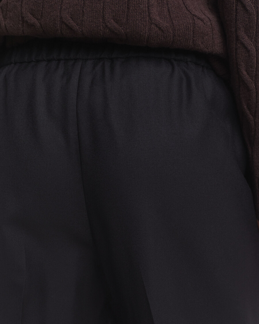wollmisch-schlupfhose - schwarz