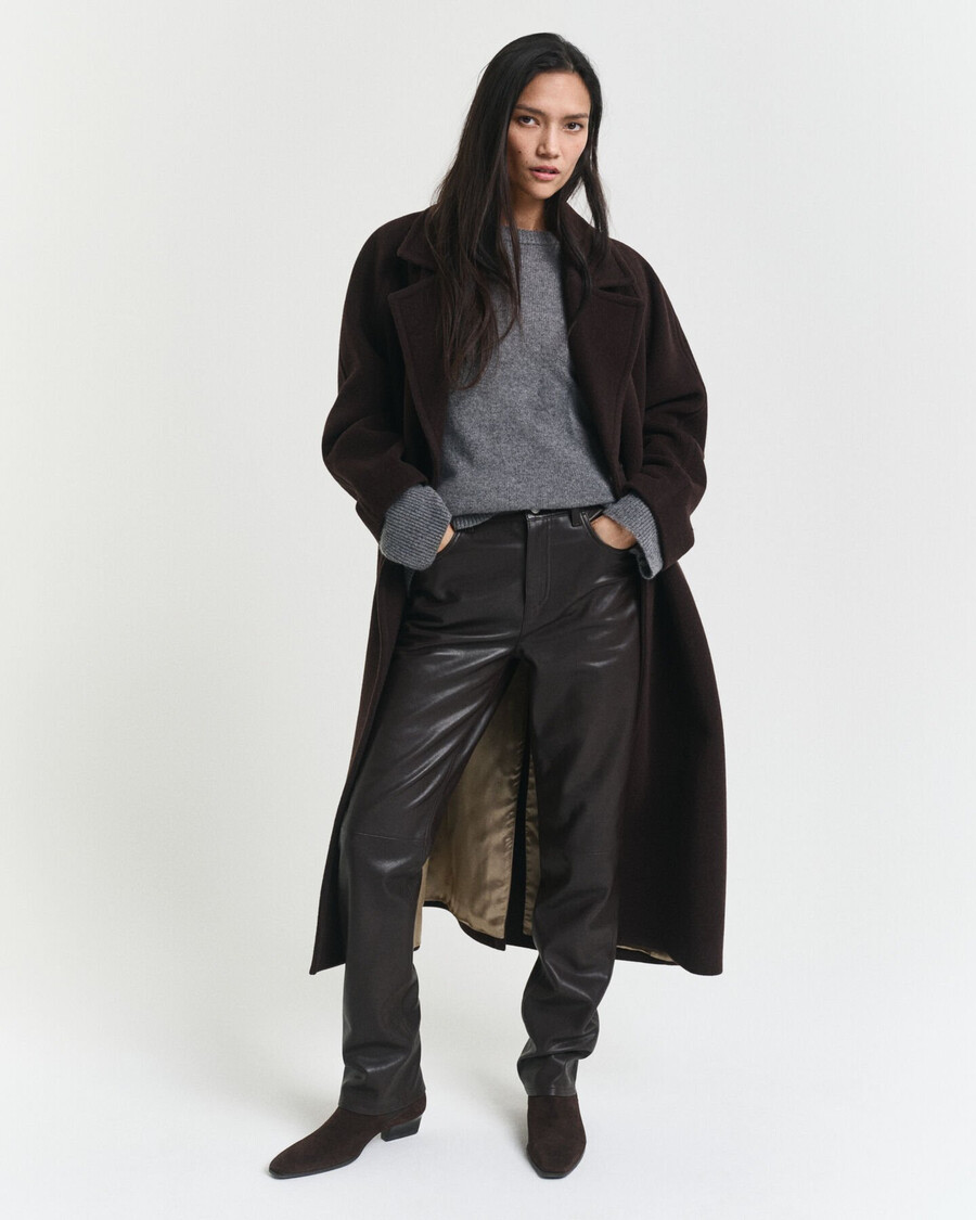lederhose mit 5 taschen – dunkelbraun