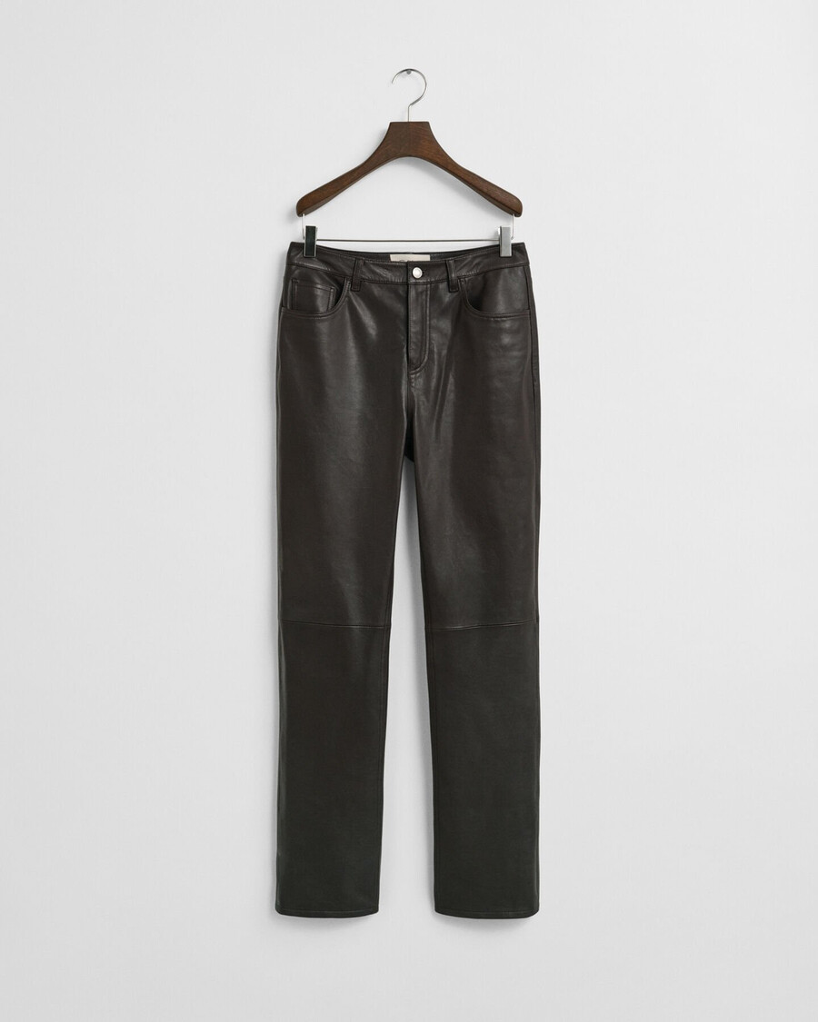lederhose mit 5 taschen – dunkelbraun